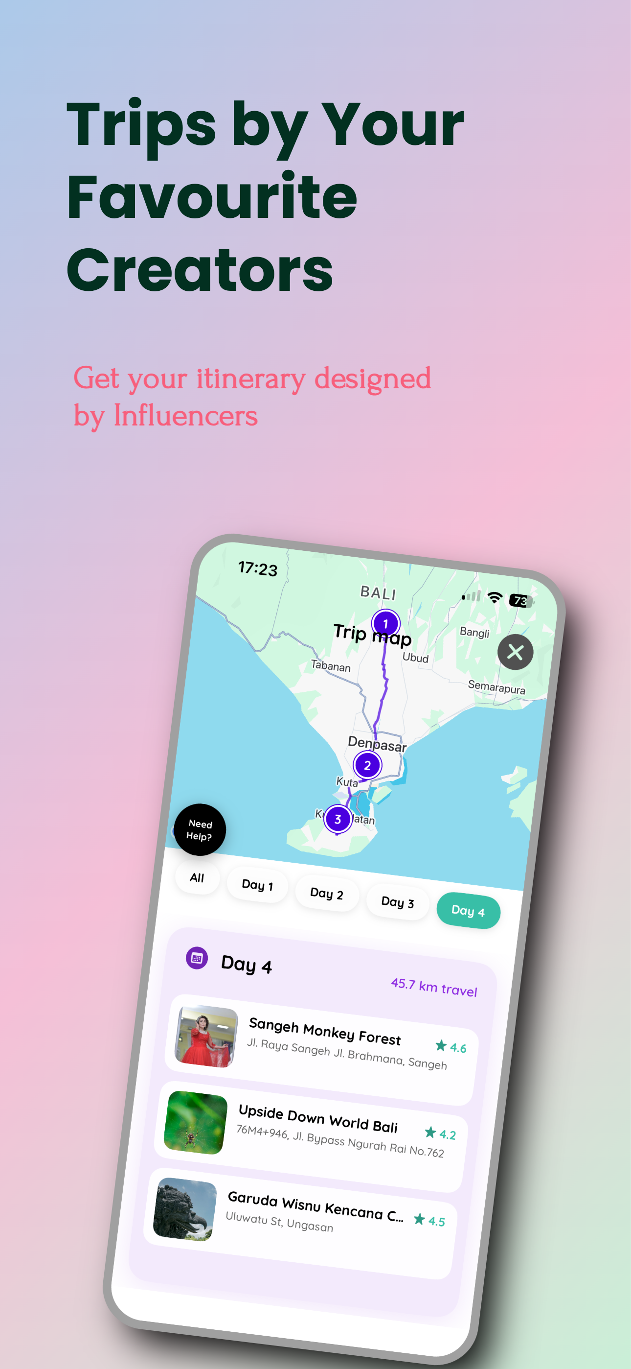 Trips by your favourite creators