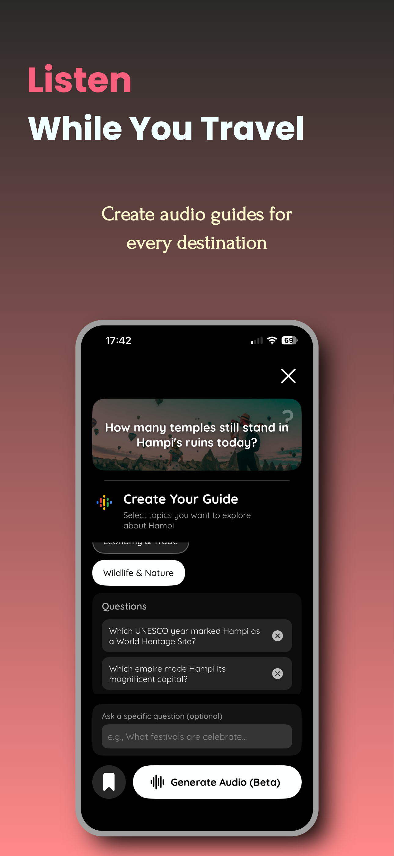Listen, play, and stay in the moment